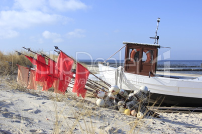 Fischerboot auf Usedom