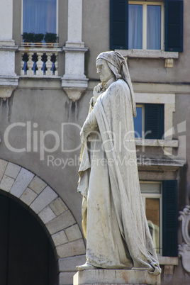 Dante Denkmal in Verona