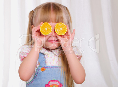 Portrait of a little girl