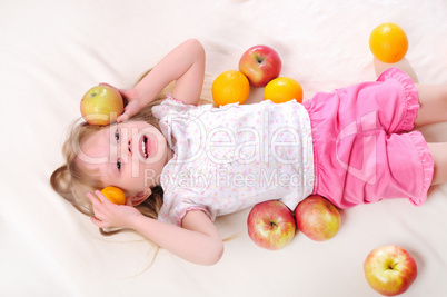 Portrait of a little girl