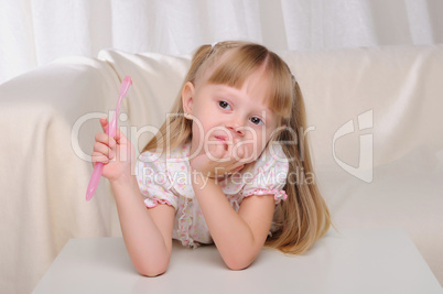 portrait of a young girl