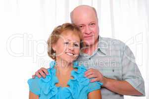 Grandparents together. Elderly couple