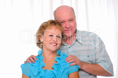 Grandparents together. Elderly couple