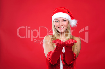 Portrait of a young charming girl