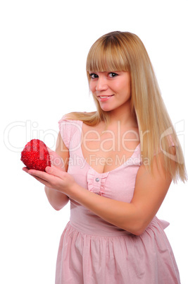 Portrait of a charming young girl