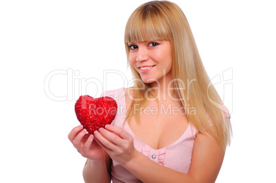 Portrait of a charming young girl