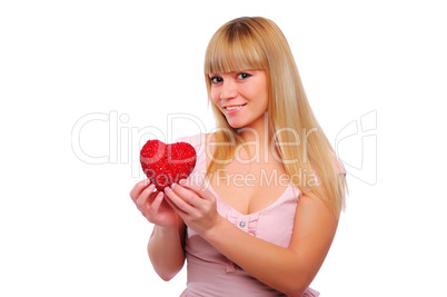Portrait of a charming young girl Portrait of a charming young girl