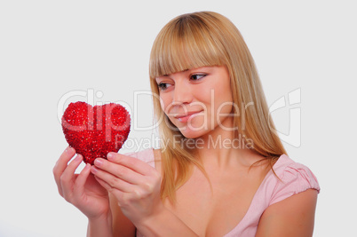 Portrait of a charming young girl