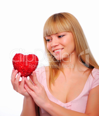 Portrait of a charming young girl