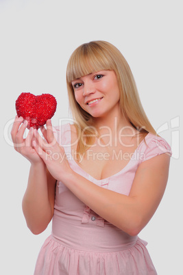 Portrait of a charming young girl