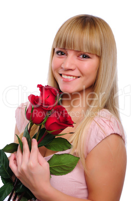 portrait of young charming girl