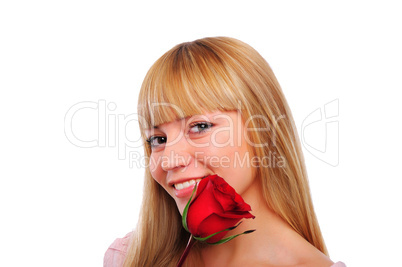 portrait of young charming girl