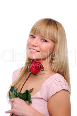 portrait of young charming girl