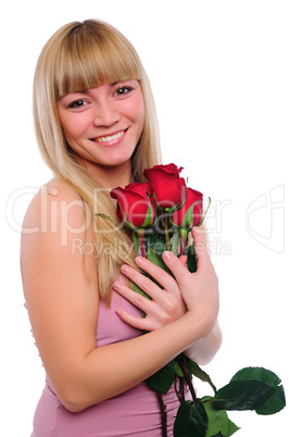 portrait of young charming girl