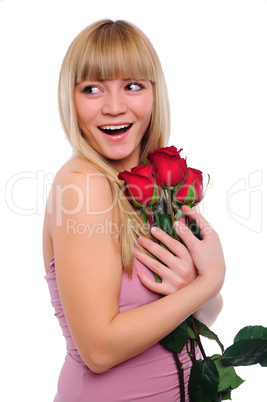 portrait of young charming girl