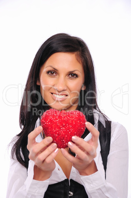 Portrait of a charming young girl