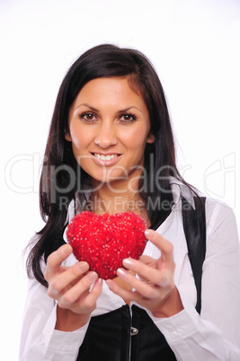 Portrait of a charming young girl