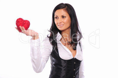 Portrait of a charming young girl