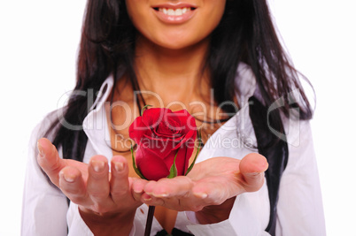 charming portrait of a young girl