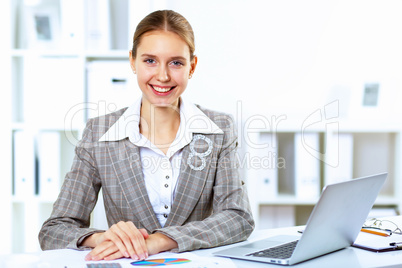 Business woman in office