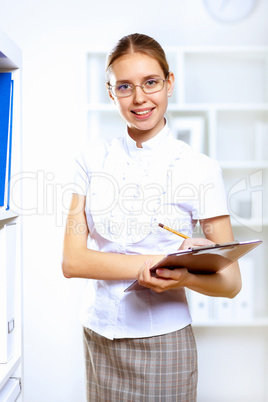 Business woman in office