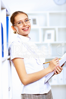 Business woman in office
