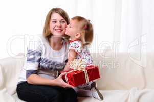 Mom gives daughter gift