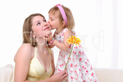 Mama and her little daughter Mama and her little daughter