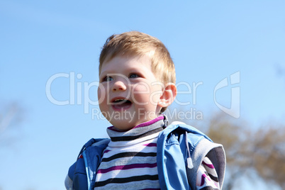 litlle boy in the park