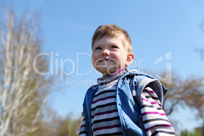 litlle boy in the park