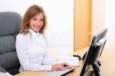 Portrait of young business woman