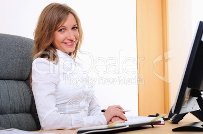 Portrait of young business woman Portrait of young business woman
