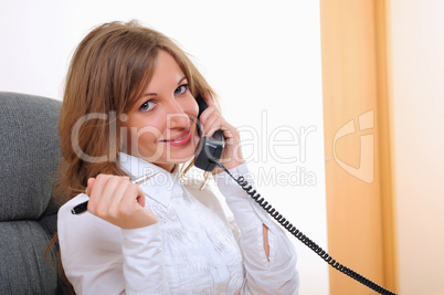 Portrait of young business woman