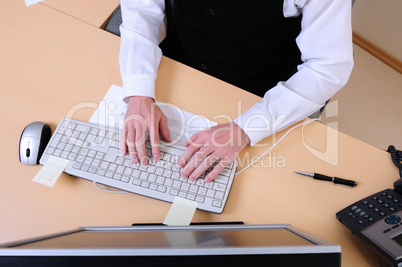 Hands of a young man Hands of a young man