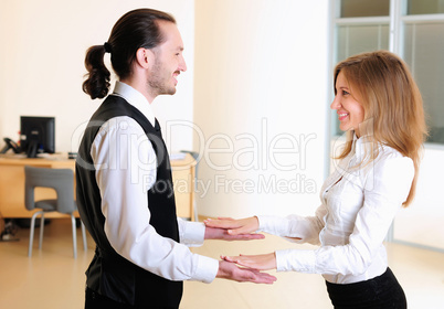 young girl claps her hands