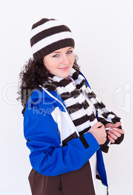 young pretty woman wearing hat