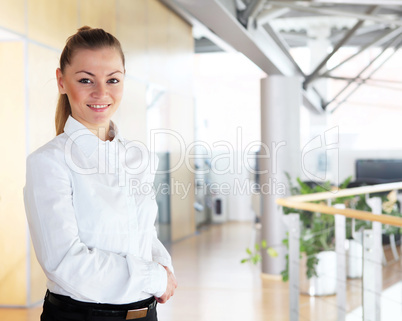 young pretty businesswoman