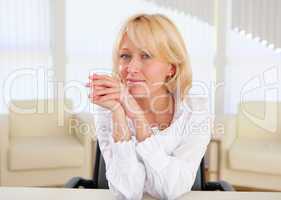 young business woman in the office