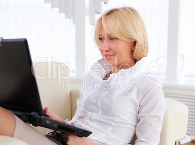 portrait of young lady with notebook