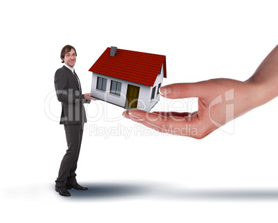 Collage symbolizing the real estate business