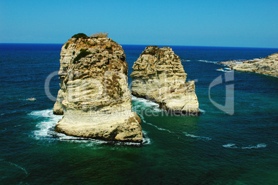 Pigeon Rocks,Beirut Lebanon