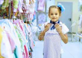 Young woman doing shopping