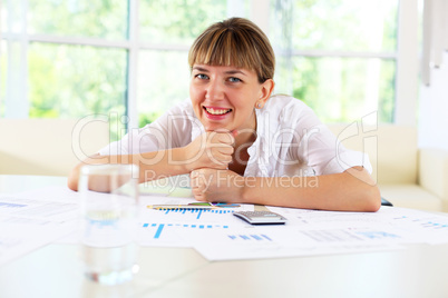 businesswoman in office businesswoman in office