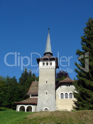 Facade of a small church