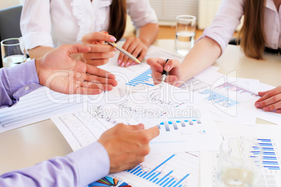 financial and business documents on the table