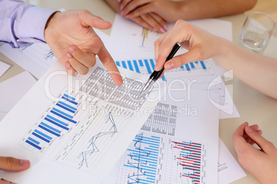 financial and business documents on the table