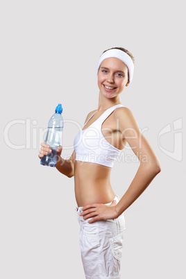 Young pretty woman in sport wear Young pretty woman in sport wear