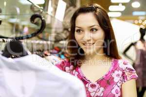 Young woman doing shopping