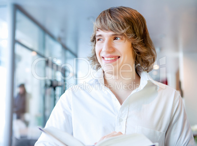 portrait of a young handsome man