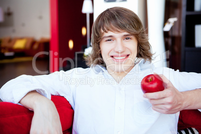 portrait of a young handsome man